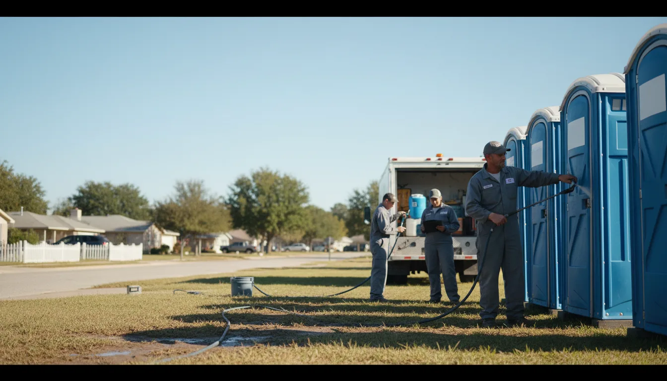 Long-Term Portable Toilet Rental in Sheffield, IA near me
